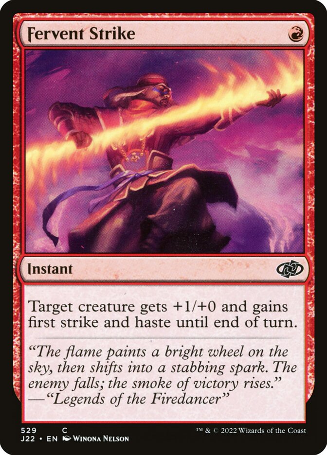 Fervent Strike (529) - Jumpstart 2022 (J22)