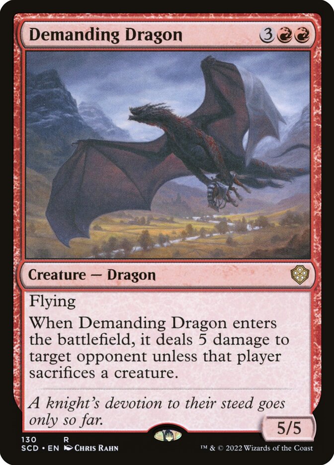 Demanding Dragon (130) - Starter Commander Decks (SCD)