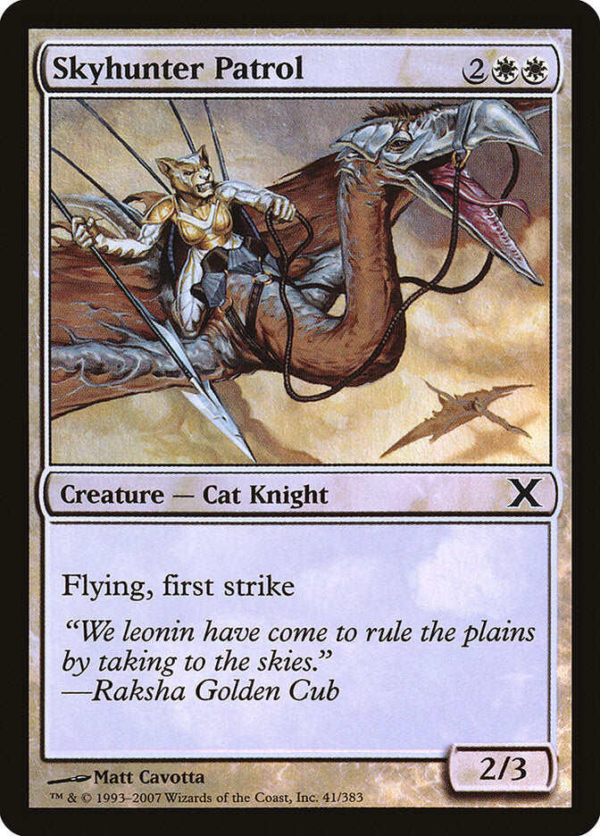 Skyhunter Patrol (41) - Tenth Edition (10E)