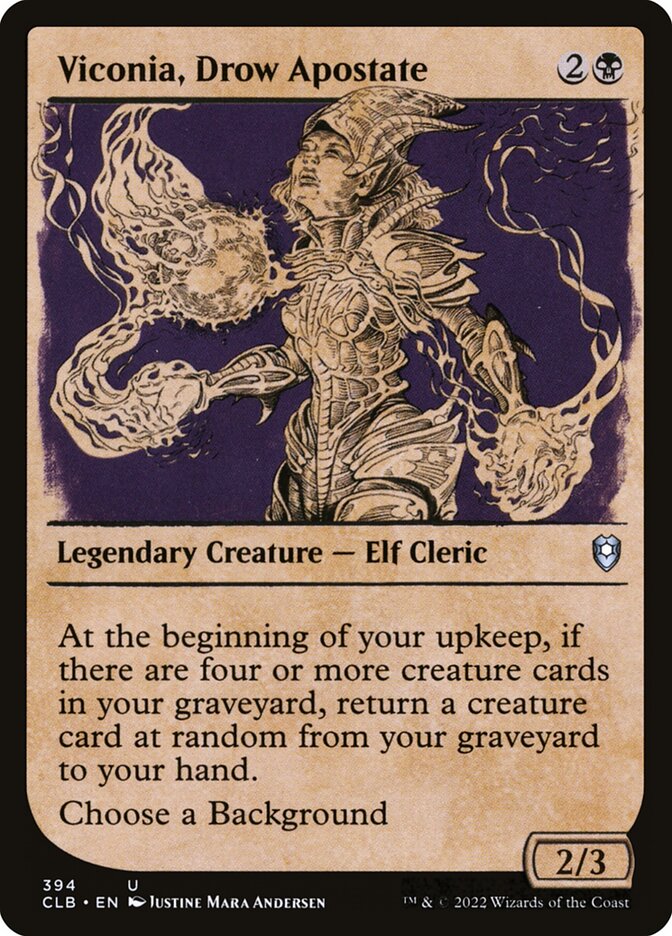 Viconia, Drow Apostate (394) - Commander Legends: Battle for Baldur's Gate (CLB)
