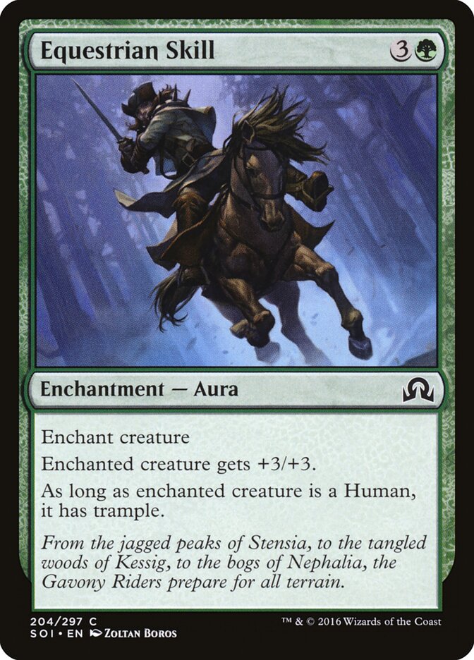 Equestrian Skill (204) - Shadows over Innistrad (SOI)