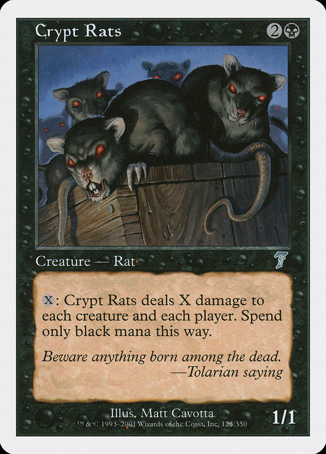 Crypt Rats (125) - Seventh Edition (7ED)