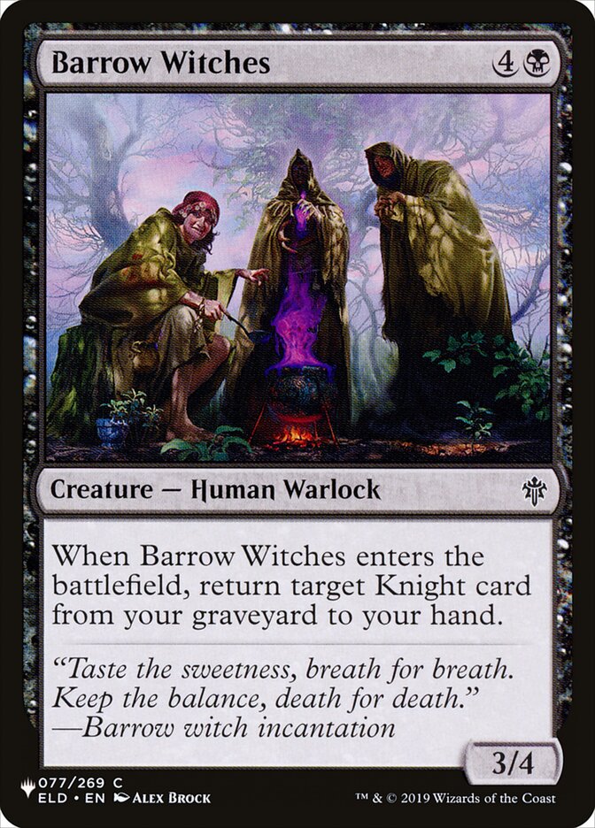 Barrow Witches (ELD-77) - The List (PLST)