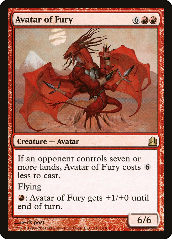 Avatar of Fury (110) - Commander 2011 (CMD)