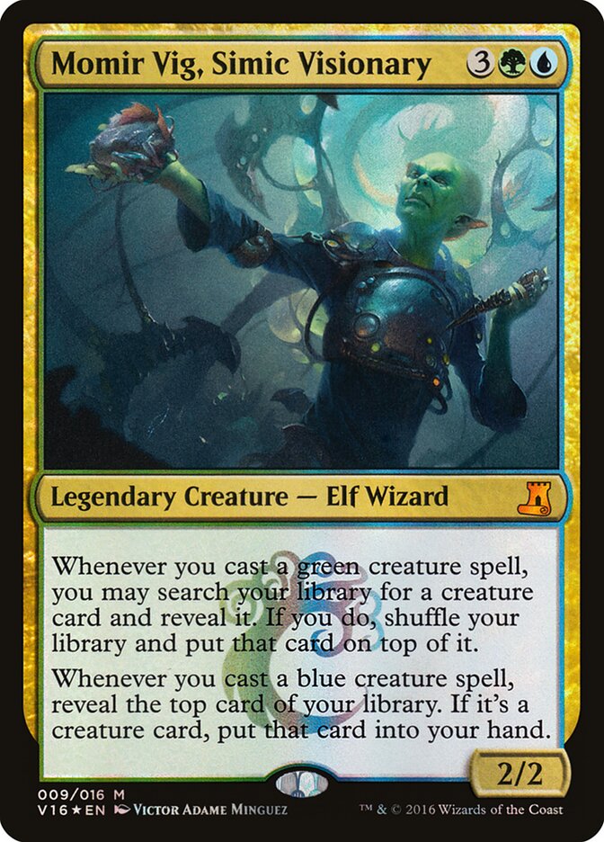 Momir Vig, Simic Visionary (9) - From the Vault: Lore (V16)