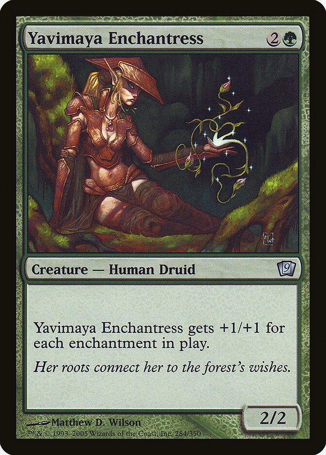 Yavimaya Enchantress (284) - Ninth Edition (9ED)