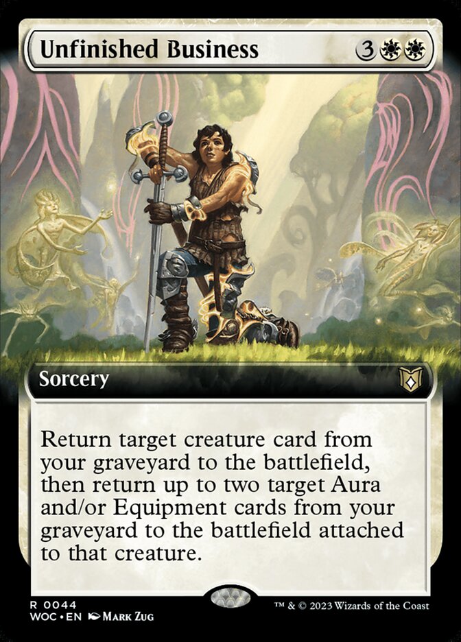 Unfinished Business (44) - Wilds of Eldraine Commander (WOC)