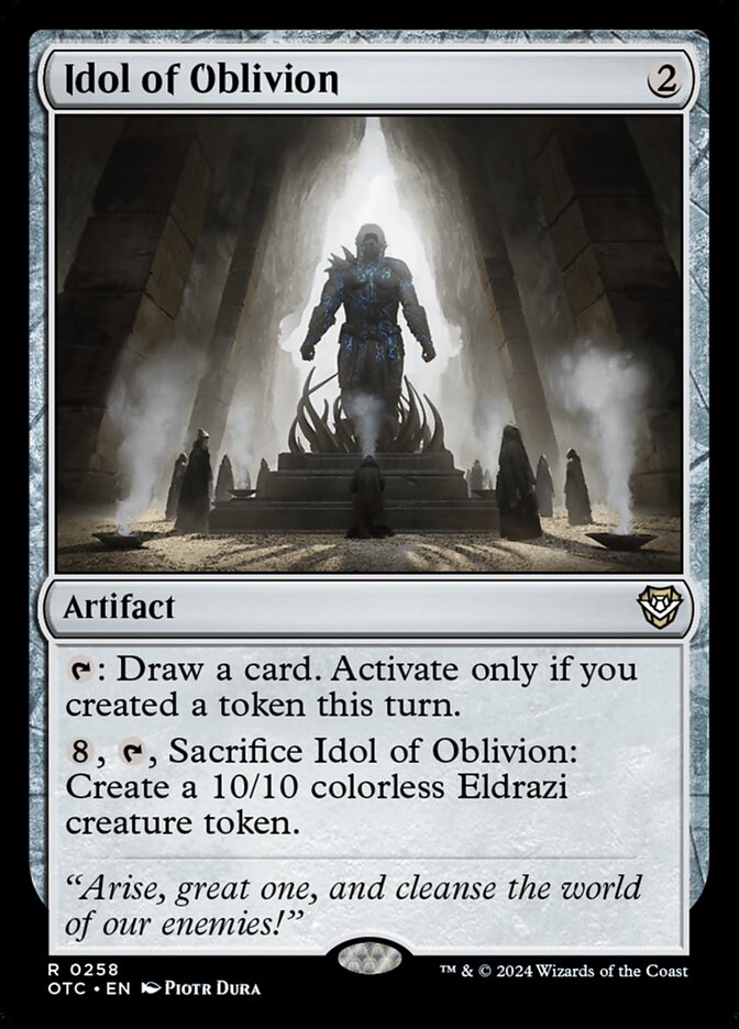 Idol of Oblivion (258) - Outlaws of Thunder Junction Commander (OTC)