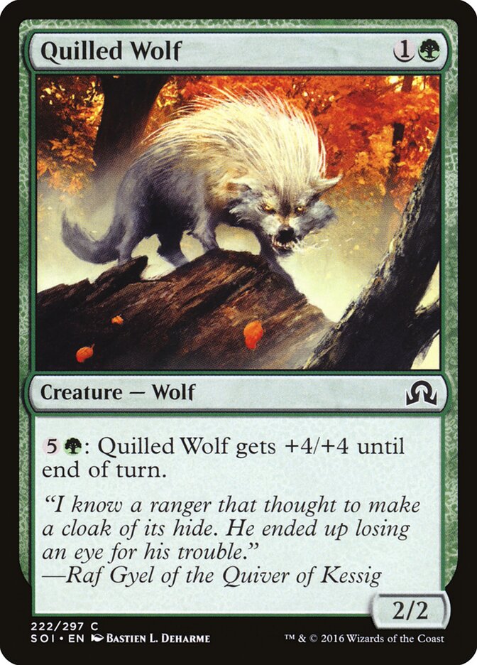 Quilled Wolf (222) - Shadows over Innistrad (SOI)