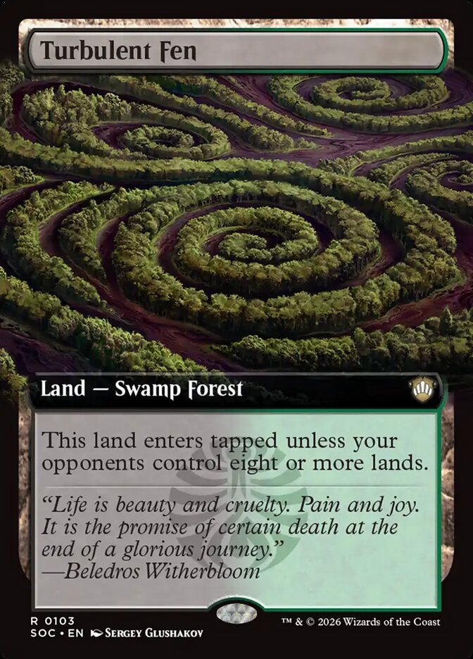 Turbulent Fen (103) - Secrets of Strixhaven Commander (SOC)