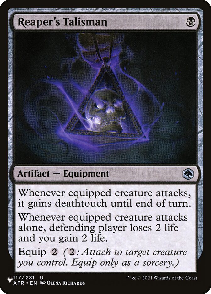 Reaper's Talisman (AFR-117) - The List (PLST)
