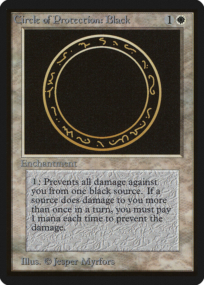 Circle of Protection: Black (10) - Limited Edition Beta (LEB)