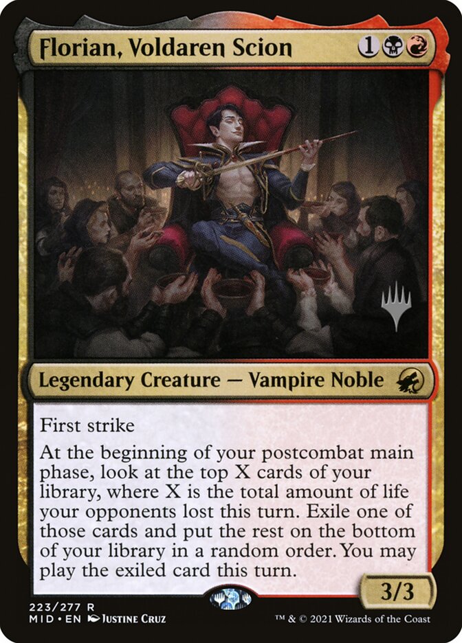 Florian, Voldaren Scion (223p) - Innistrad: Midnight Hunt Promos (PMID)