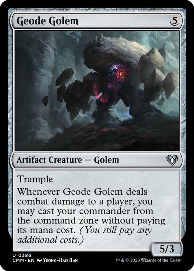 Geode Golem (386) - Commander Masters (CMM)