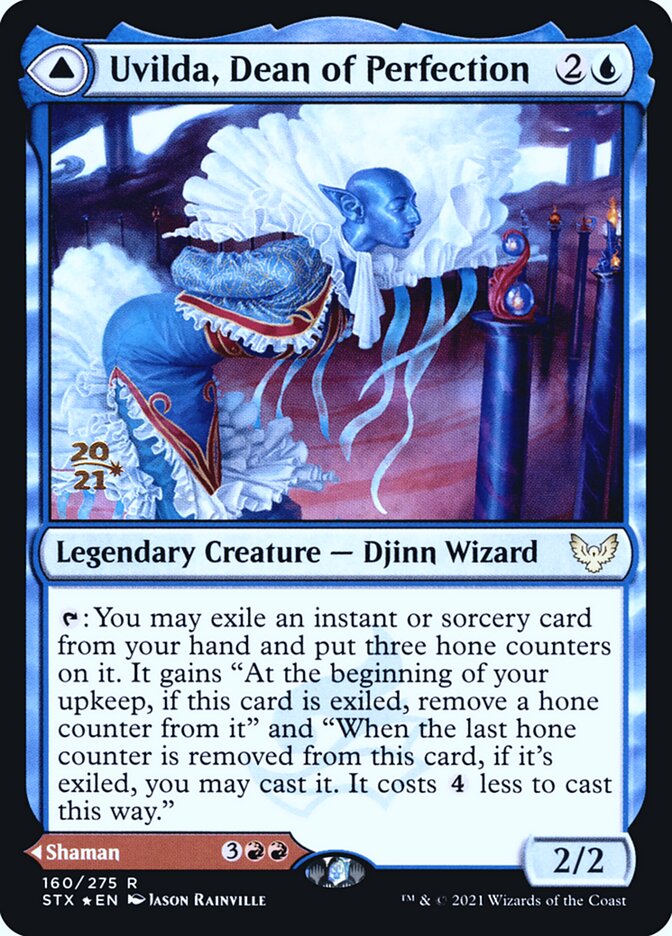 Uvilda, Dean of Perfection // Nassari, Dean of Expression (160s) - Strixhaven: School of Mages Promos (PSTX)