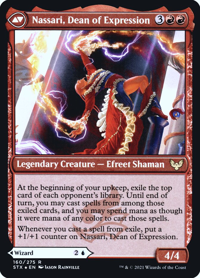 Uvilda, Dean of Perfection // Nassari, Dean of Expression (160s) - Strixhaven: School of Mages Promos (PSTX)