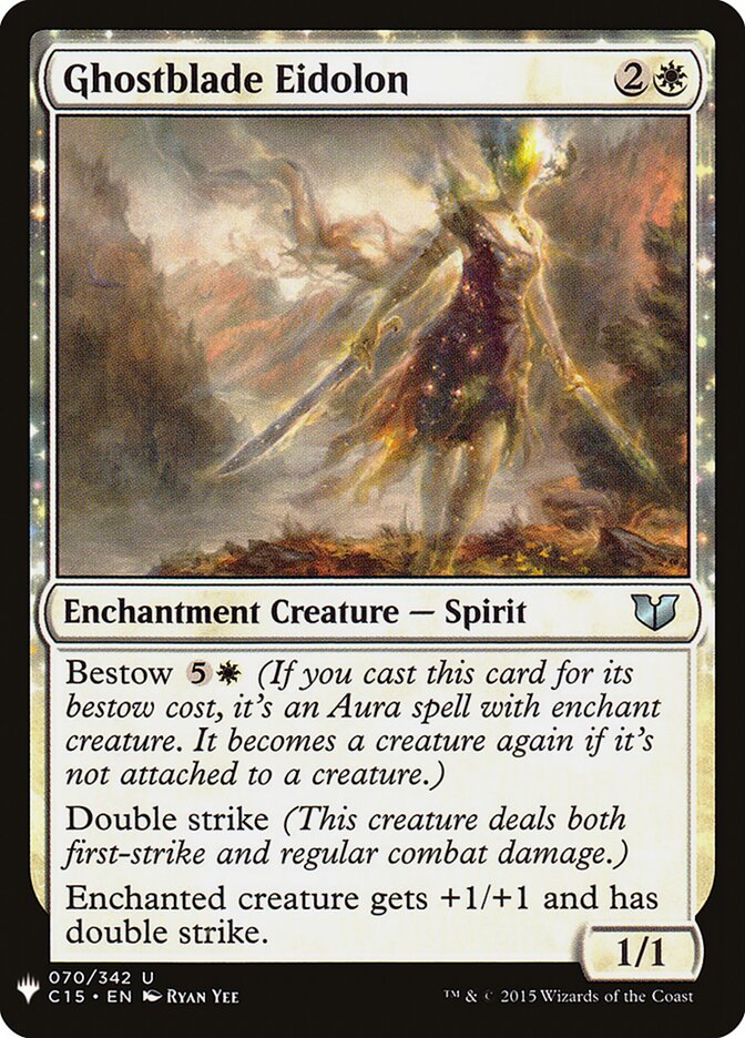 Ghostblade Eidolon (C15-70) - The List (PLST)
