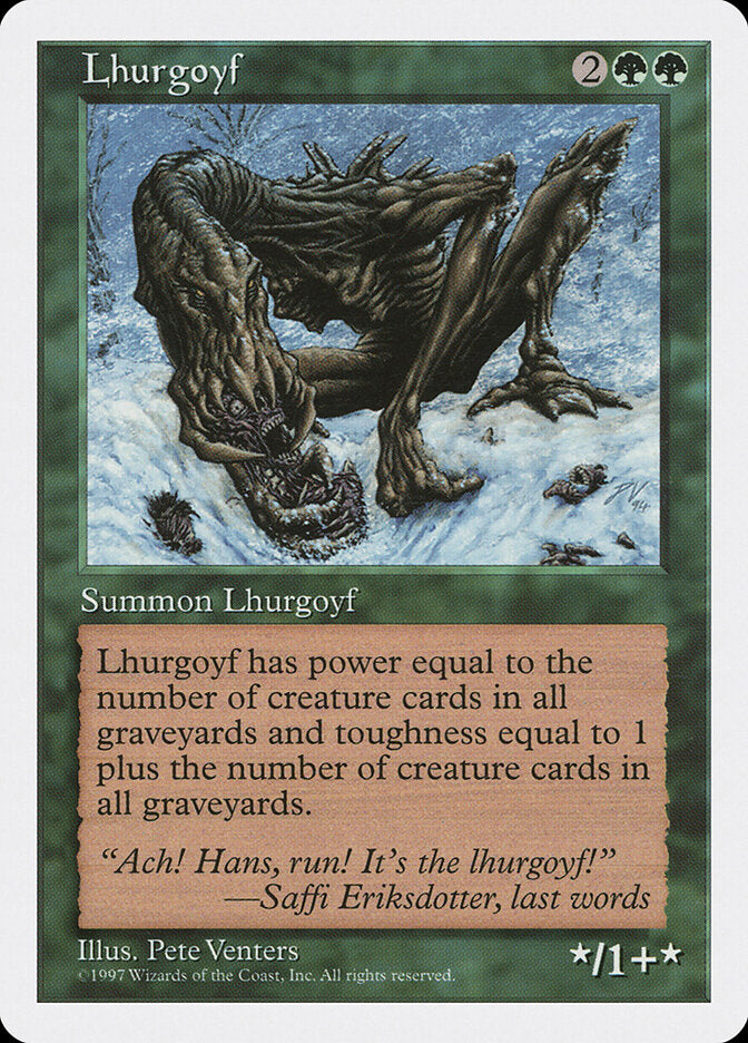 Lhurgoyf (309) - Fifth Edition (5ED)