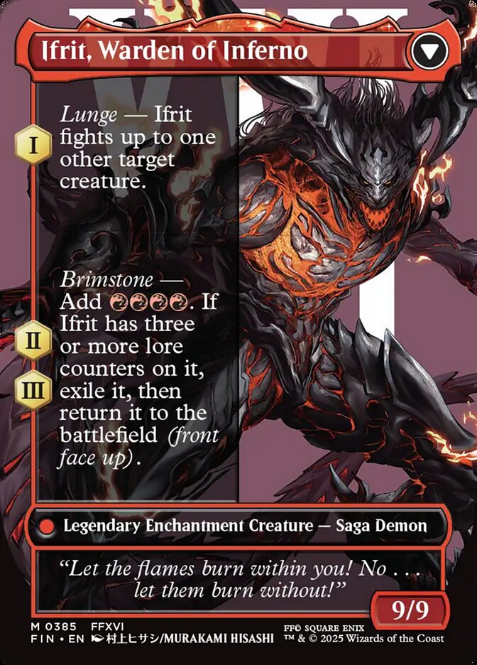 Clive, Ifrit's Dominant // Ifrit, Warden of Inferno (385) - Final Fantasy (FIN)