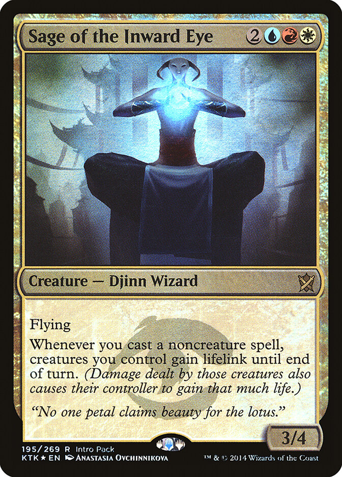 Sage of the Inward Eye (195) - Khans of Tarkir Promos (PKTK)