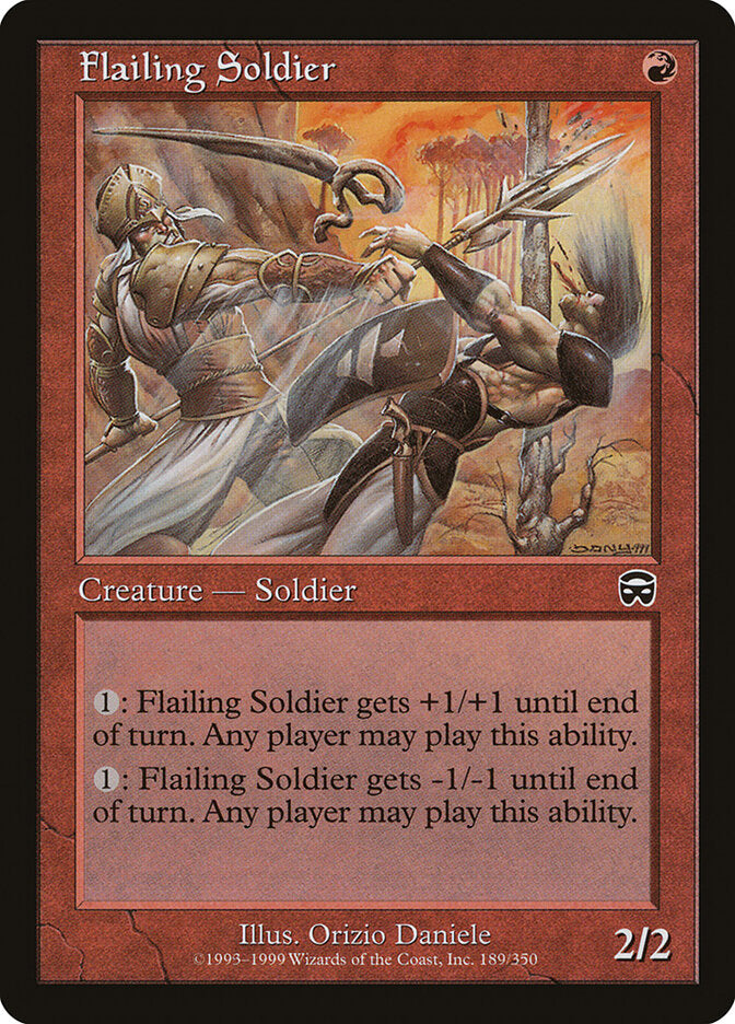 Flailing Soldier (189) - Mercadian Masques (MMQ)