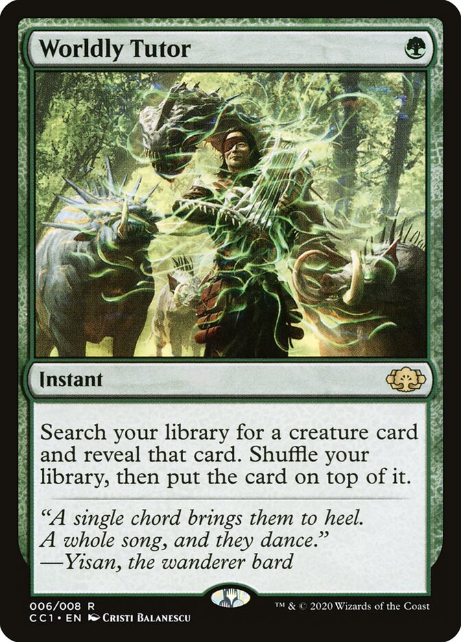 Worldly Tutor (6) - Commander Collection: Green (CC1)