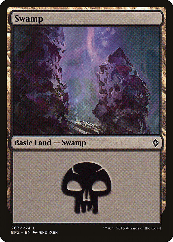 Swamp (263a) - Battle for Zendikar (BFZ)