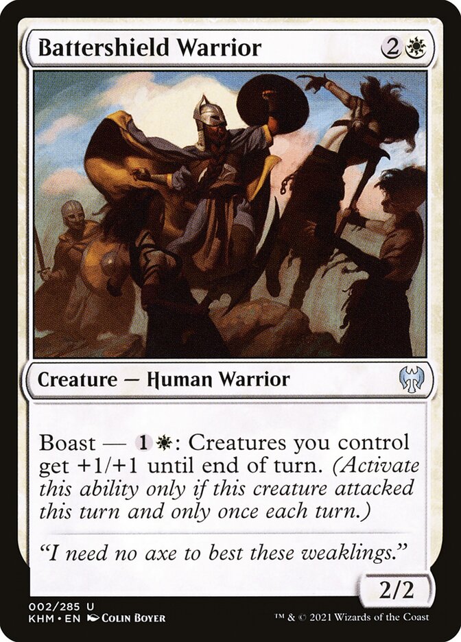 Battershield Warrior (2) - Kaldheim (KHM)