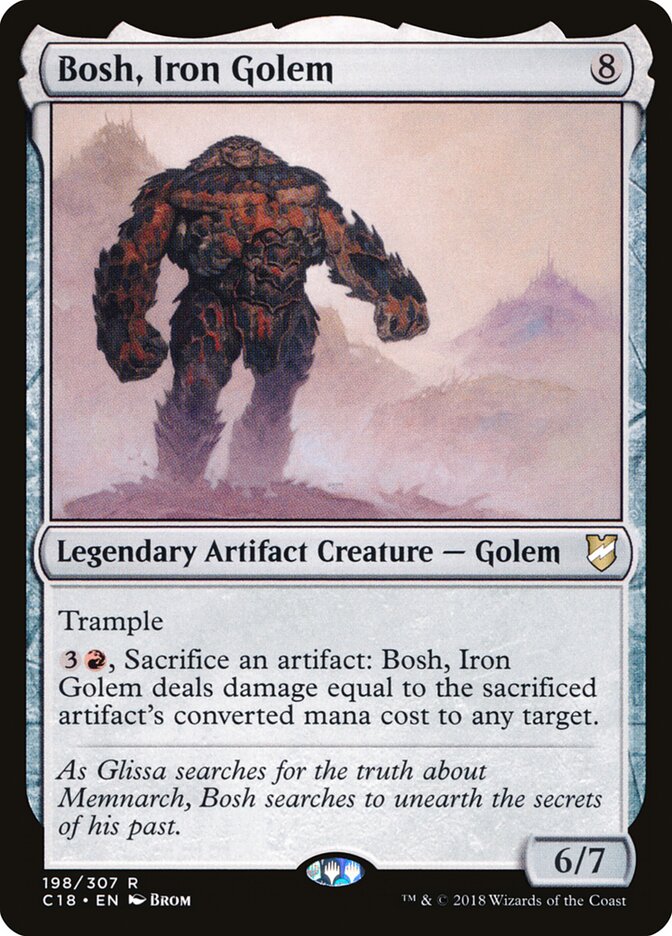 Bosh, Iron Golem (198) - Commander 2018 (C18)