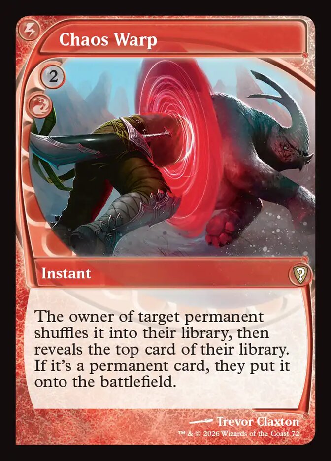 Chaos Warp (72) - Mystery Booster Commander Edition (MBC)