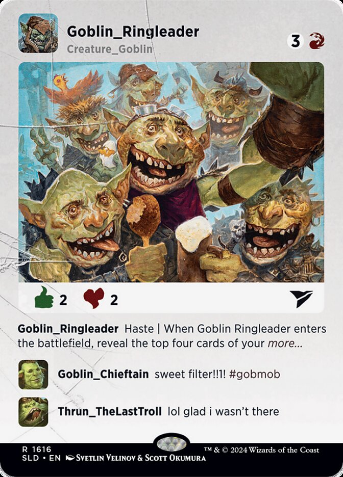 Goblin Ringleader (1616) - Secret Lair Drop (SLD)