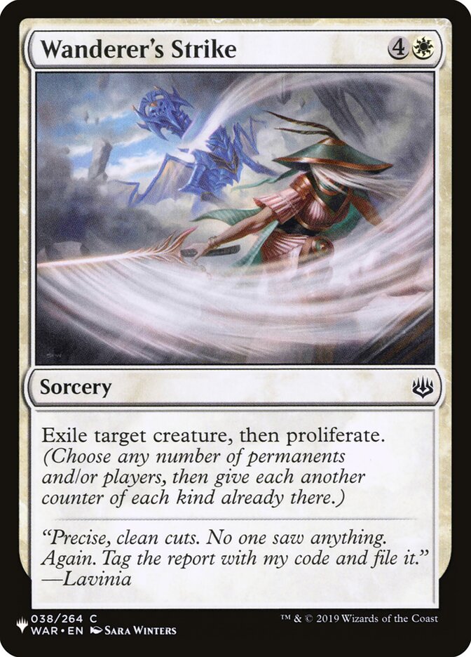 Wanderer's Strike (WAR-38) - The List (PLST)
