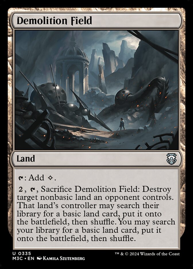 Demolition Field (335) - Modern Horizons 3 Commander (M3C)