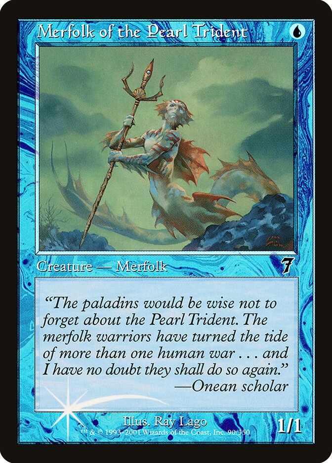 Merfolk of the Pearl Trident (90) - Seventh Edition (7ED)