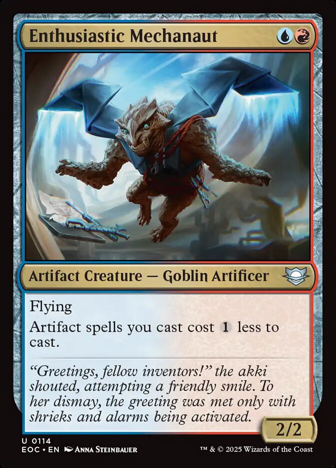 Enthusiastic Mechanaut (114) - Edge of Eternities Commander (EOC)