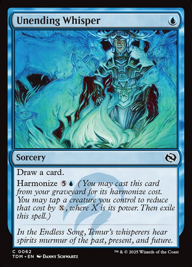 Unending Whisper (62) - Tarkir: Dragonstorm (TDM)