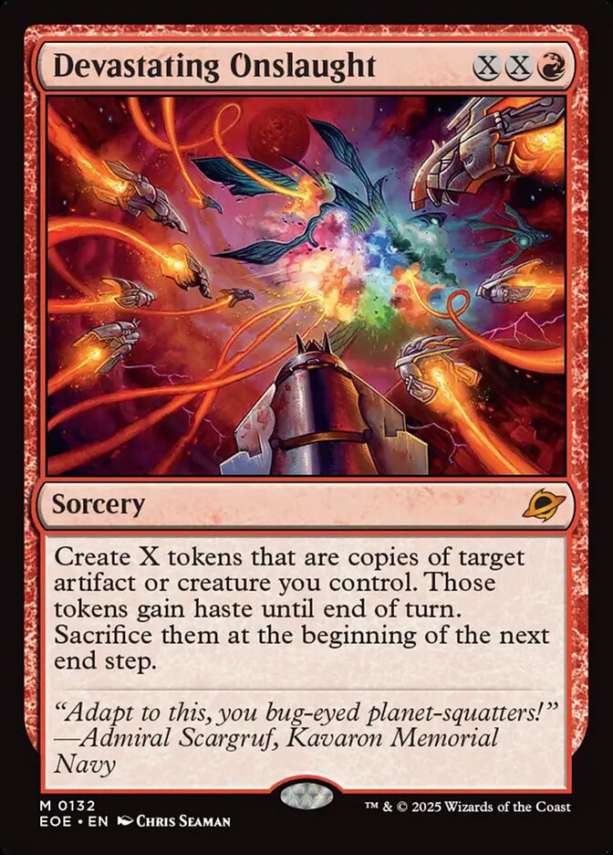 Devastating Onslaught (132) - Edge of Eternities (EOE)