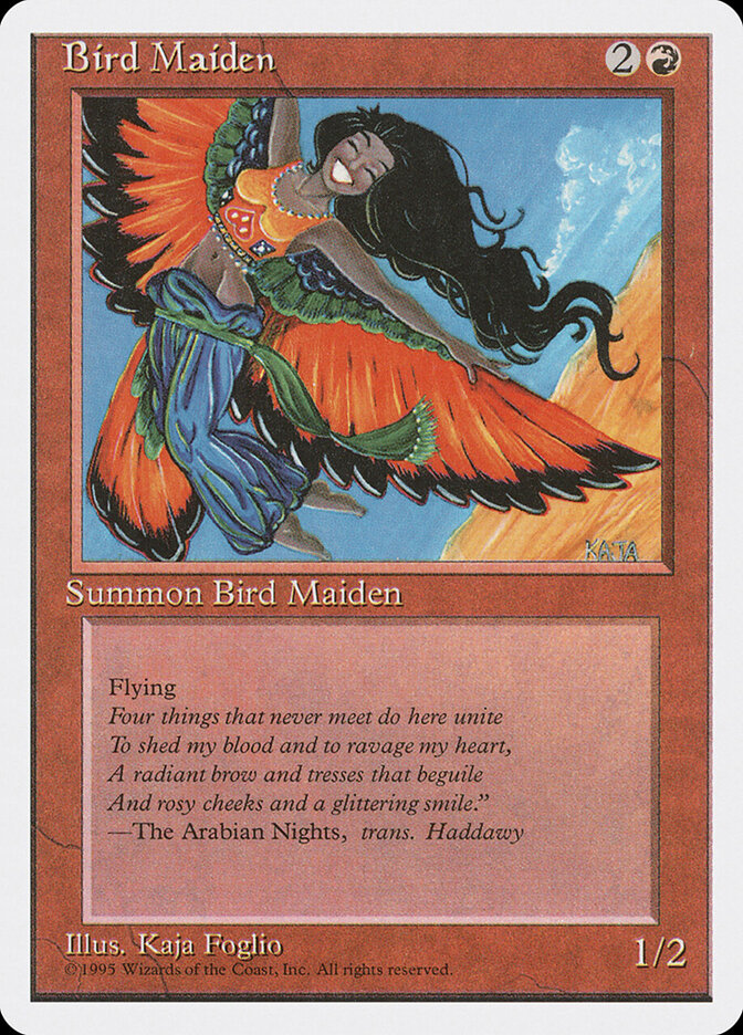 Bird Maiden (177) - Fourth Edition (4ED)
