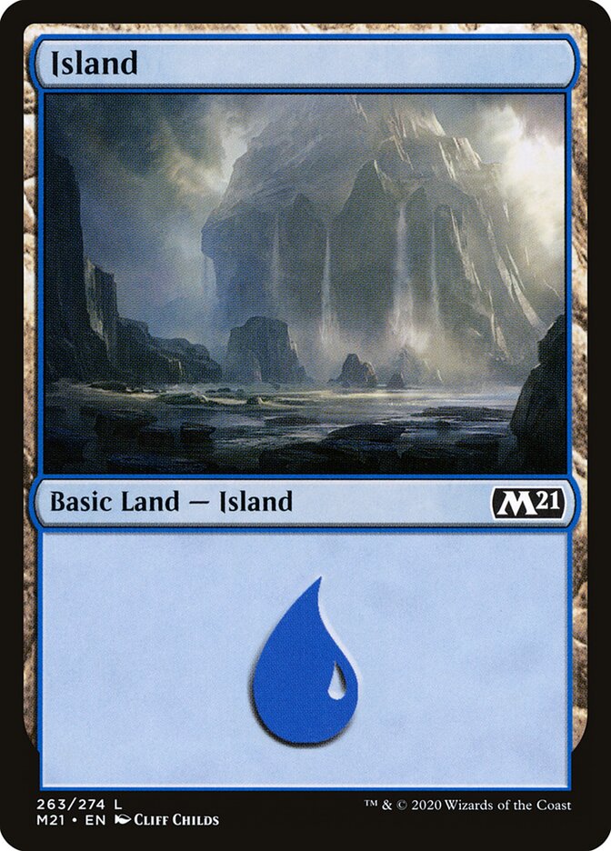 Island (263) - Core Set 2021 (M21)