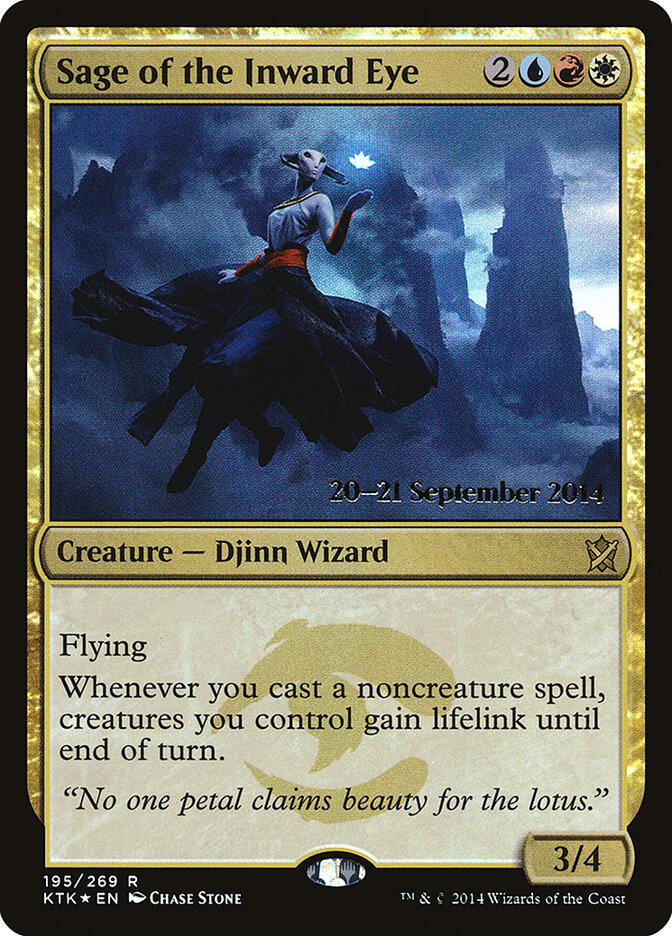 Sage of the Inward Eye (195s) - Khans of Tarkir Promos (PKTK)