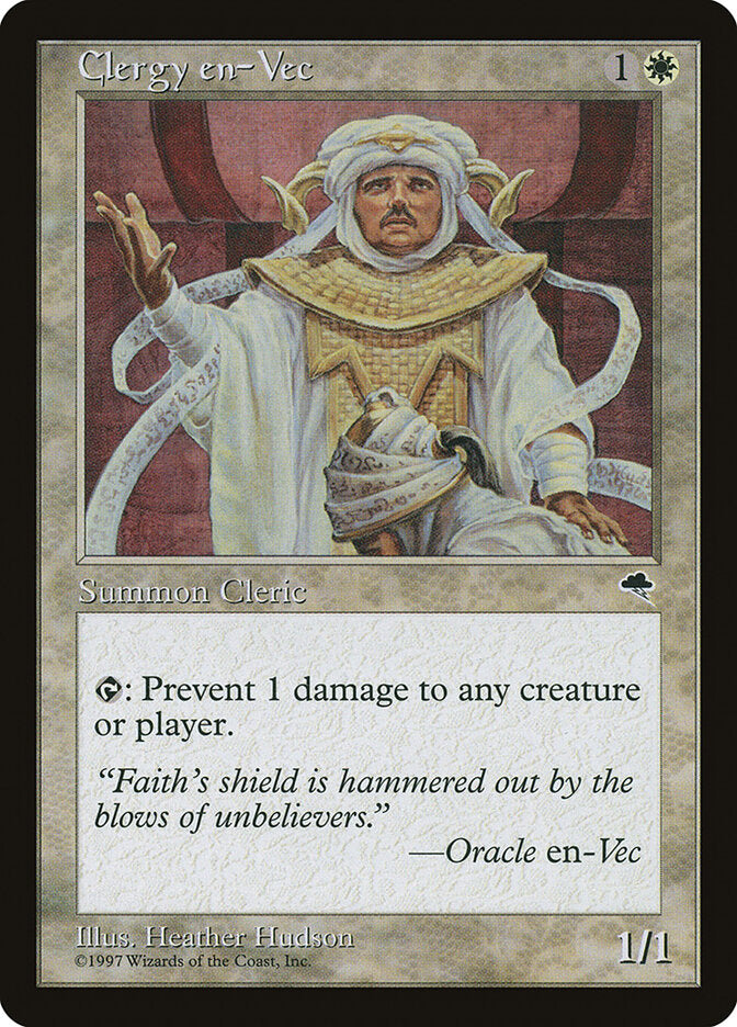 Clergy en-Vec (14) - Tempest (TMP)