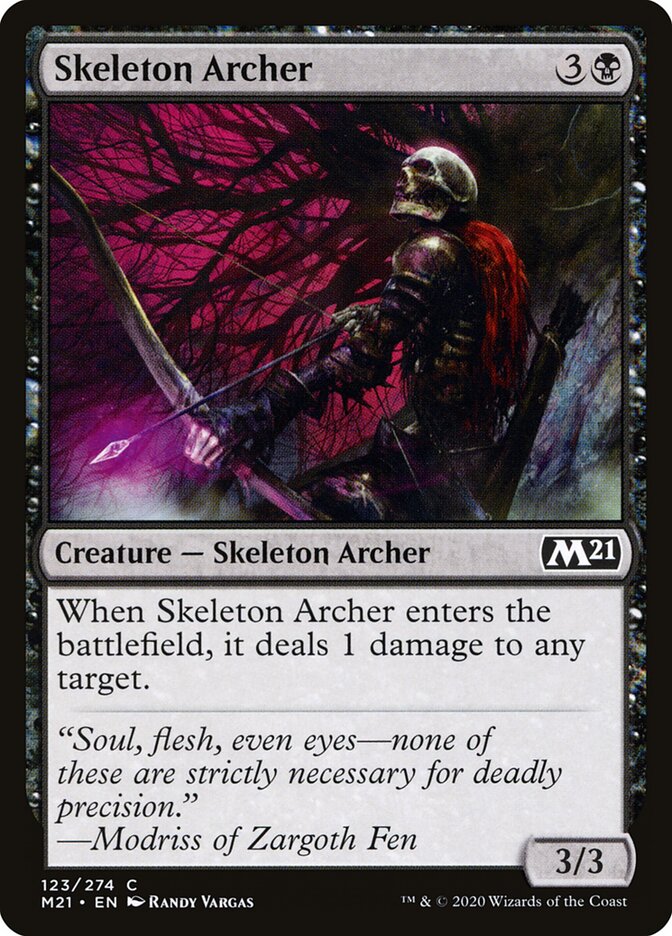 Skeleton Archer (123) - Core Set 2021 (M21)