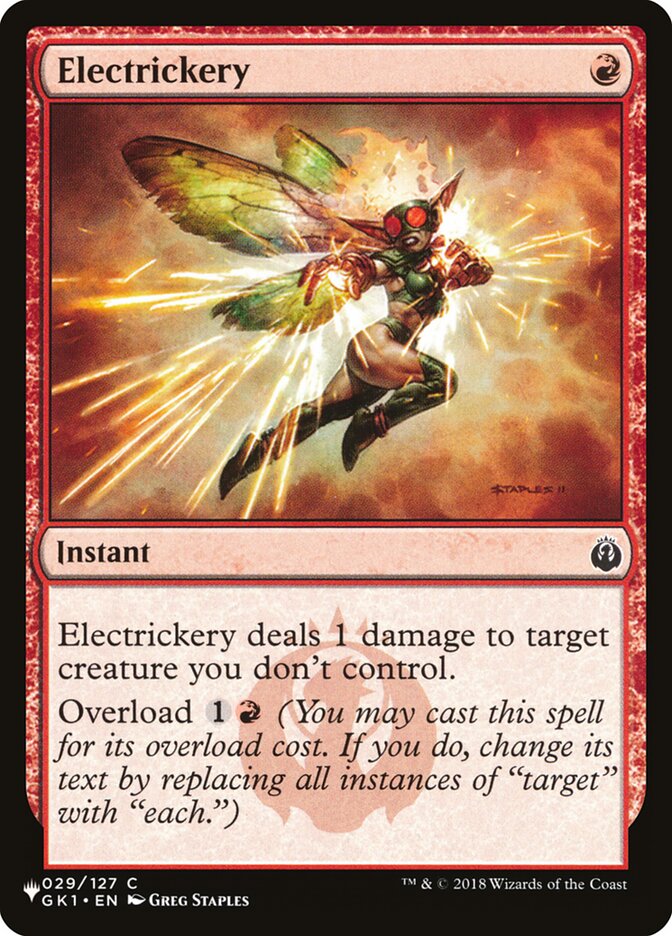 Electrickery (GK1-29) - The List (PLST)