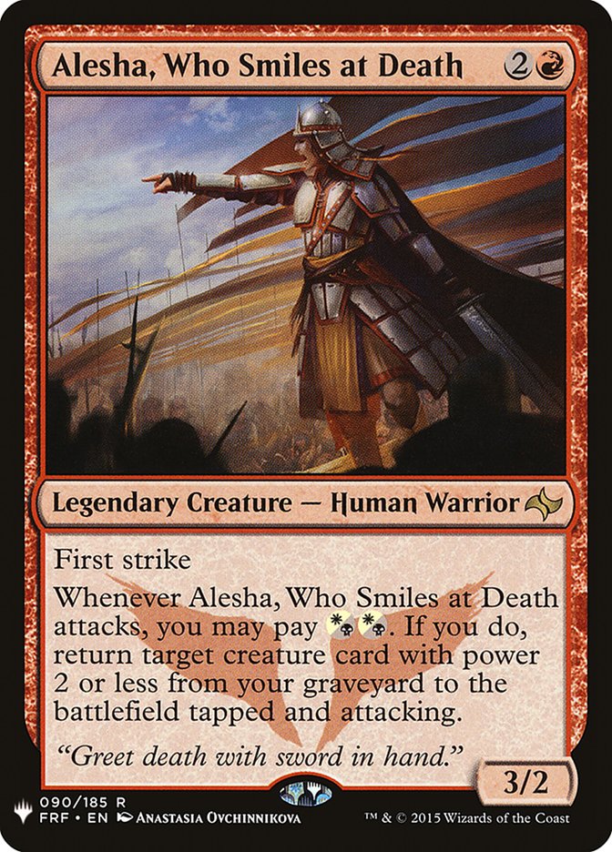 Alesha, Who Smiles at Death - The List (PLST)