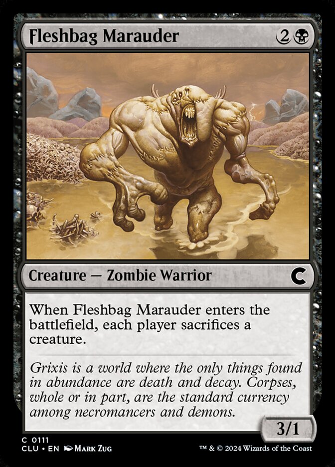 Fleshbag Marauder (111) - Ravnica: Clue Edition (CLU)