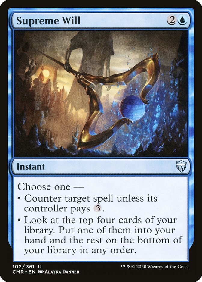 Supreme Will (102) - Commander Legends (CMR)