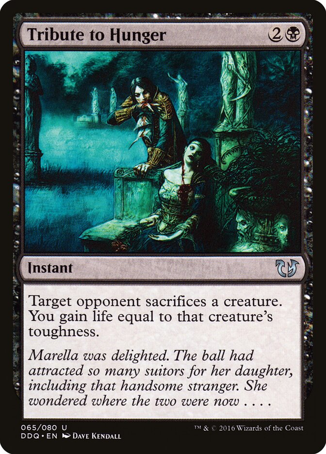 Tribute to Hunger (65) - Duel Decks: Blessed vs. Cursed (DDQ)