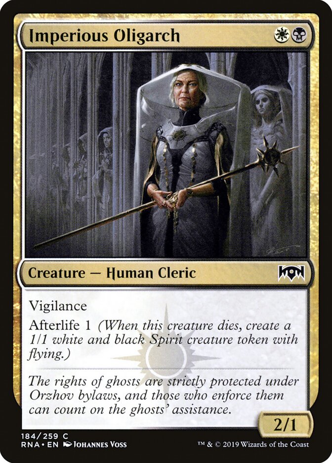 Imperious Oligarch (184) - Ravnica Allegiance (RNA)