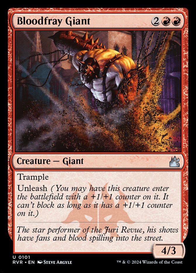 Bloodfray Giant (101) - Ravnica Remastered (RVR)