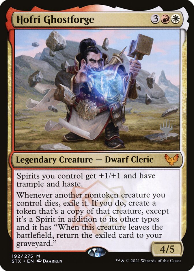 Hofri Ghostforge (192p) - Strixhaven: School of Mages Promos (PSTX)